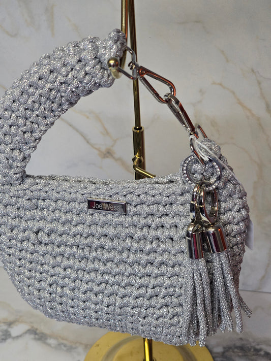 Iconic Silver Round Purse