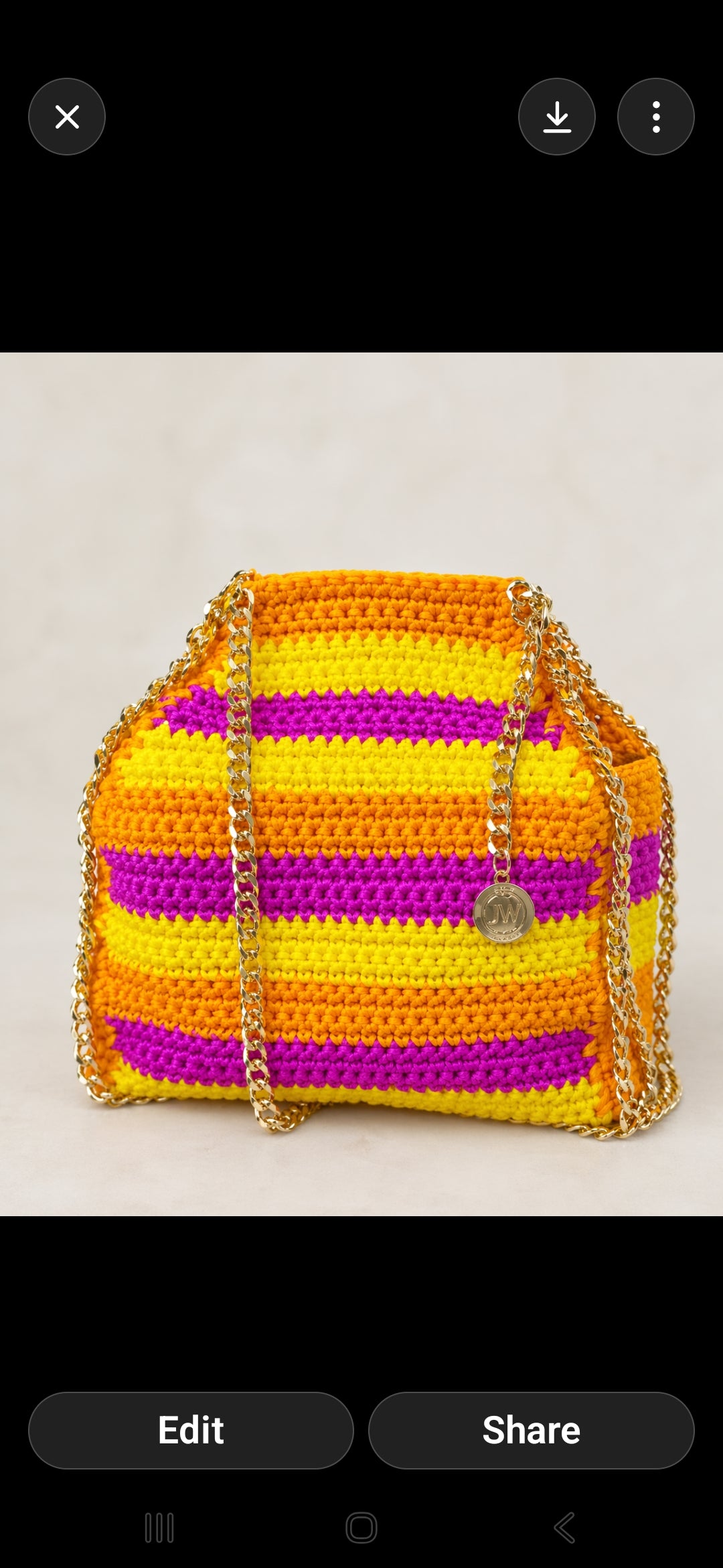 The Sunset Stripe Bag